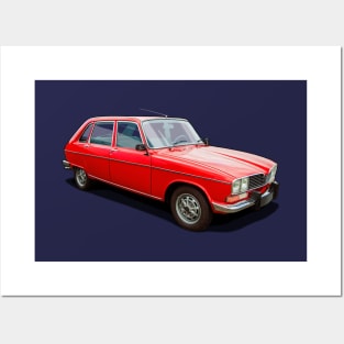 1973 Renault R16 TX in red Posters and Art